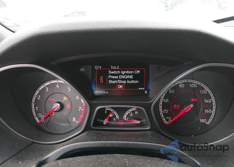 2017 Ford Focus St from USA, damaged, VIN 1FADP3L96HL206528